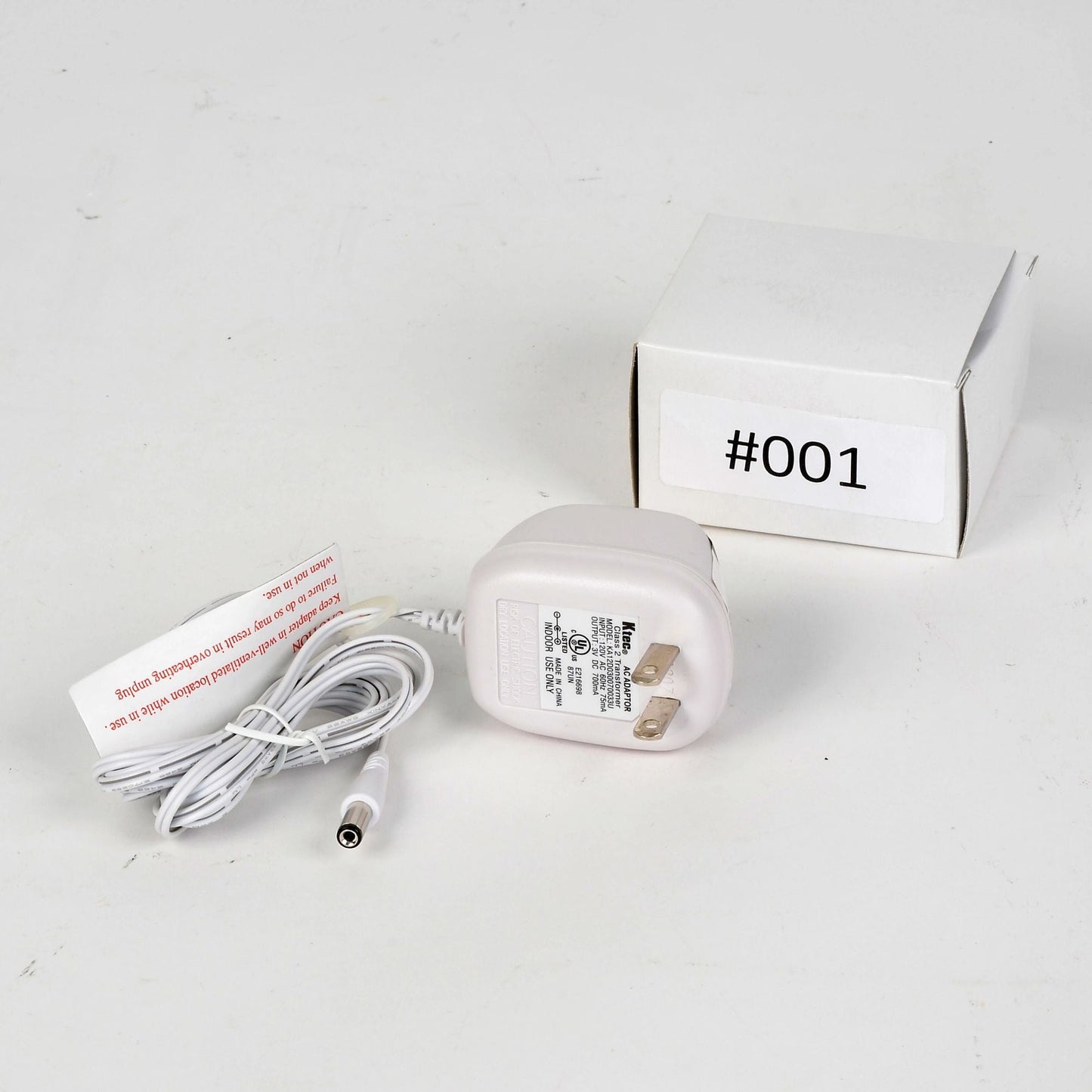 Replacement Adapter 3V DC 700mA white female jack