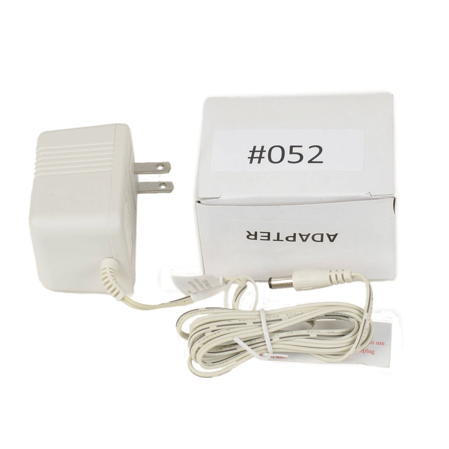 Replacement Adapter 12V AC 800mA white female jack