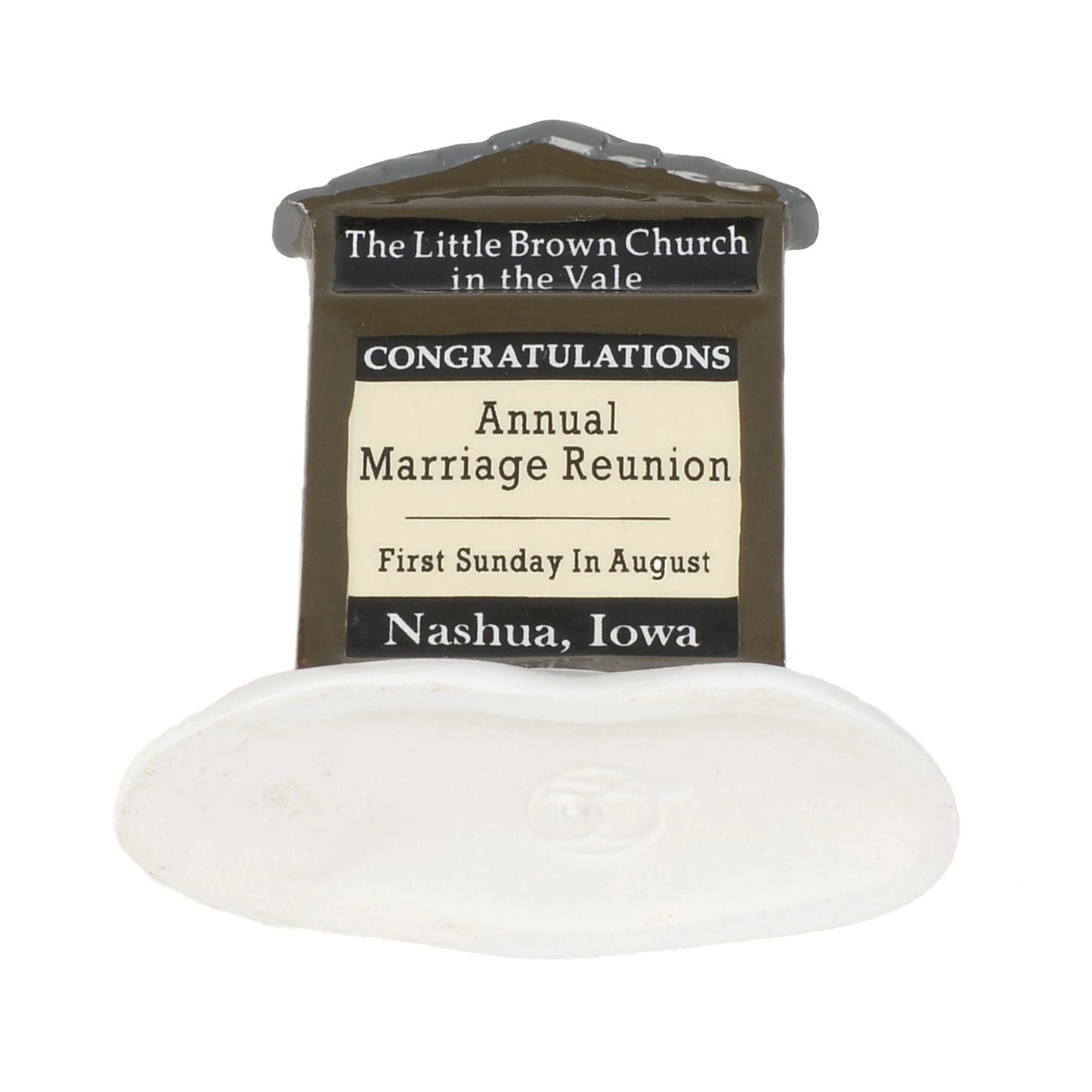 Little Brown Church in the Vale Ceramic Sign