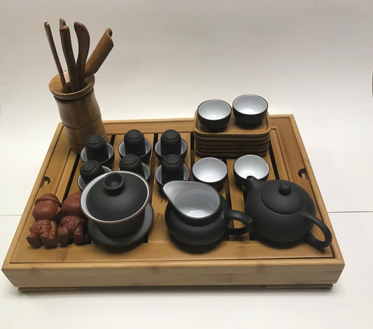 Large Set Yixing Clay Gong Fu Tea Set-#888