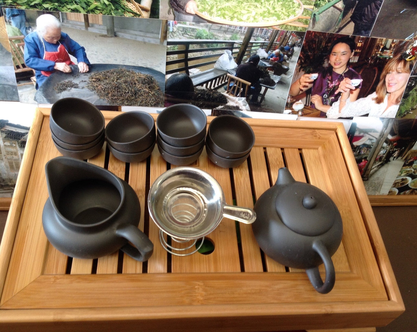 Gong fu tea set Gaiwan Yixing Clay tea set 13-14 pcs with gift box