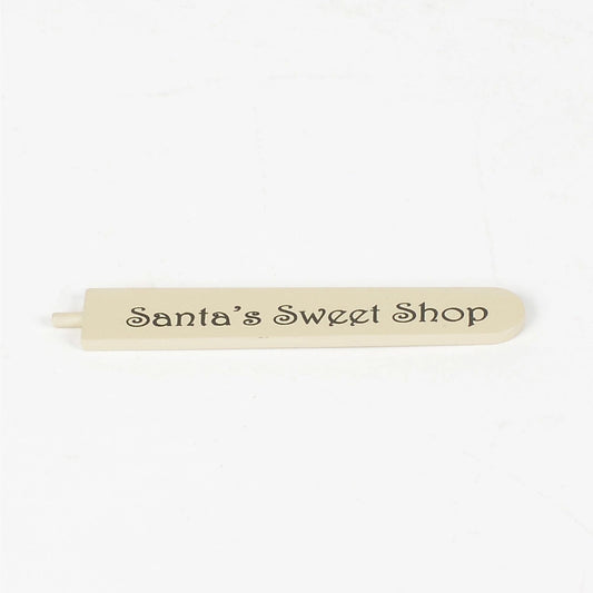Katie's Candied Apples Santa's Sweet Shop stick/ sign