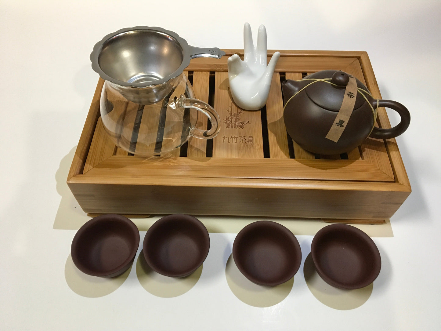 Tea set brown Yixing Tea Set-009