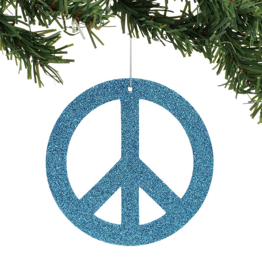 Peace Symbol Ornament