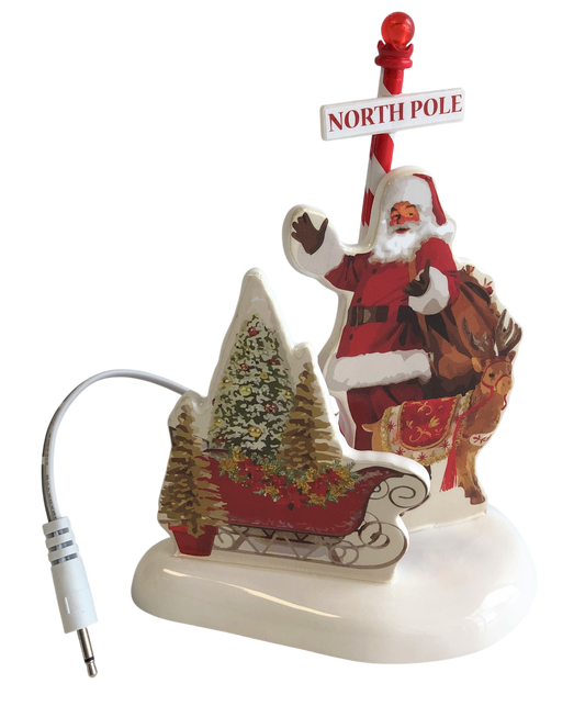 Lit Santa Yard Decor