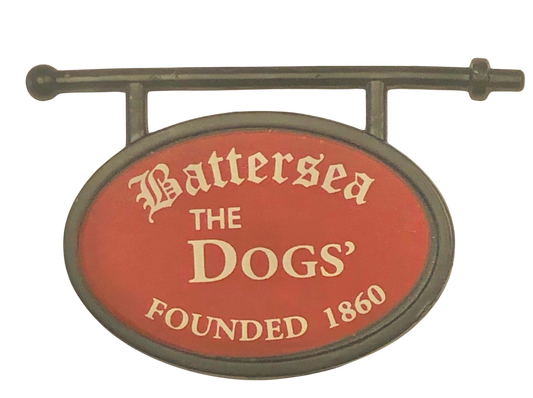 "The Dogs" Hanging Sign