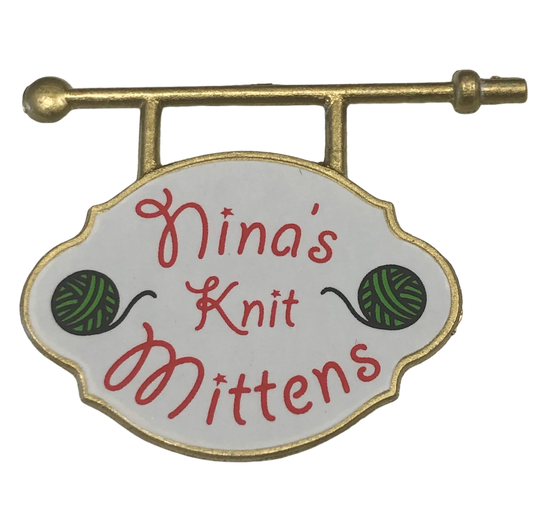 Nina's Mittens Sign