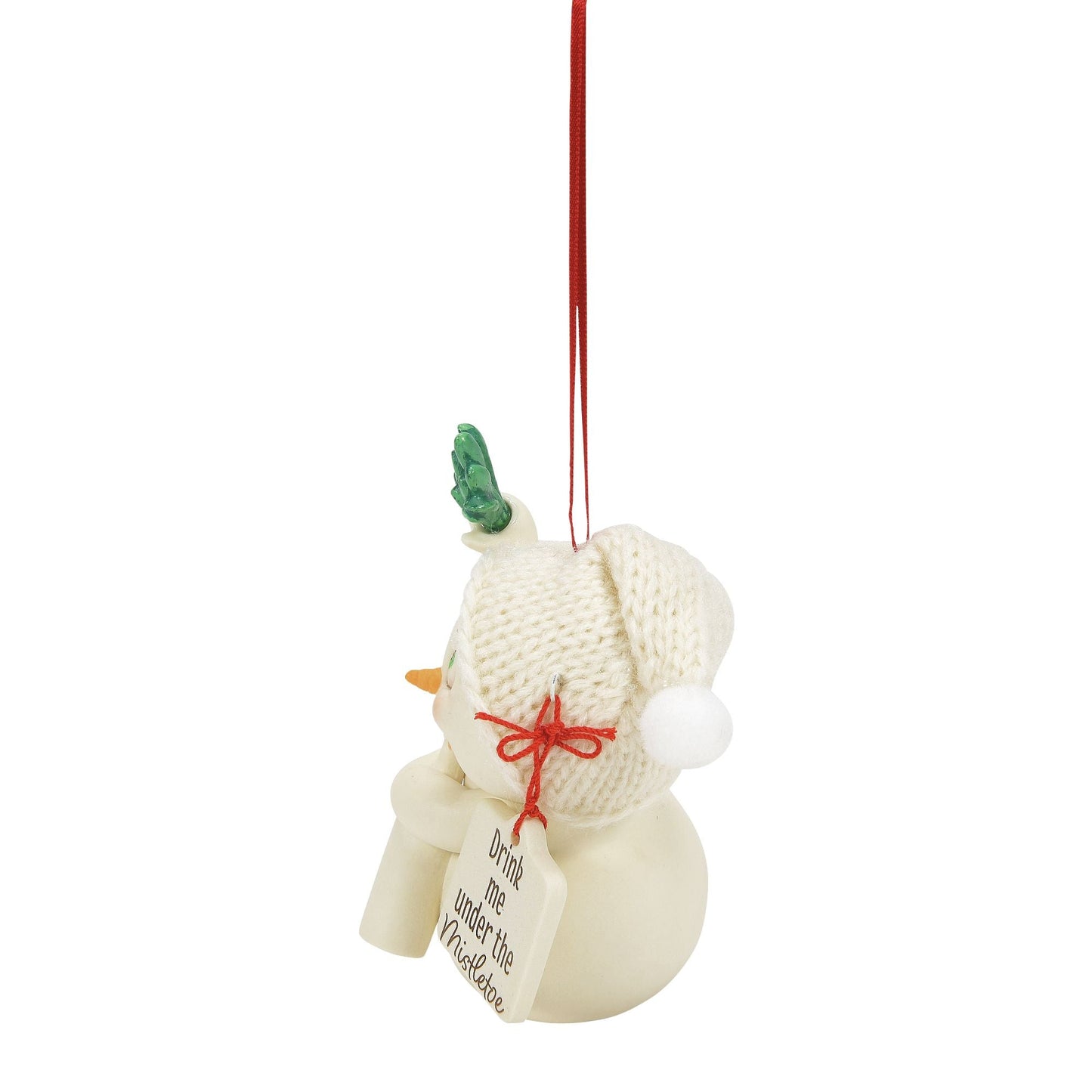 Drink Me Under Mistletoe orn