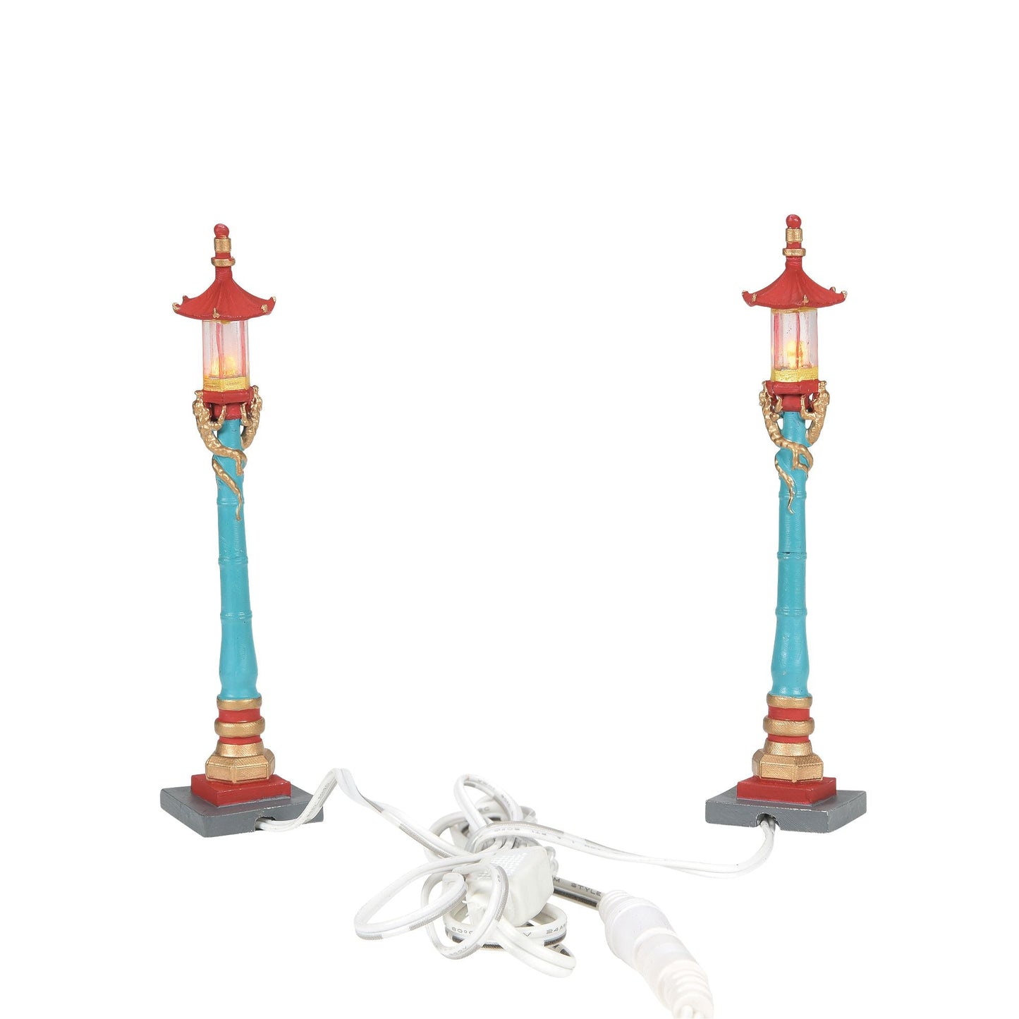 Chinatown Post Lamps S/2