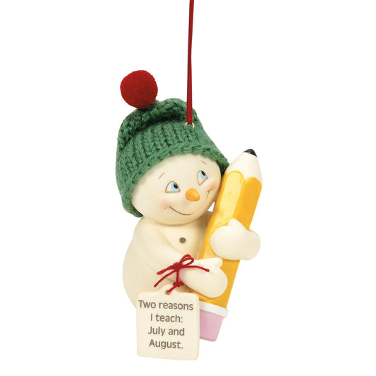 Two Reasons I Teach ornament