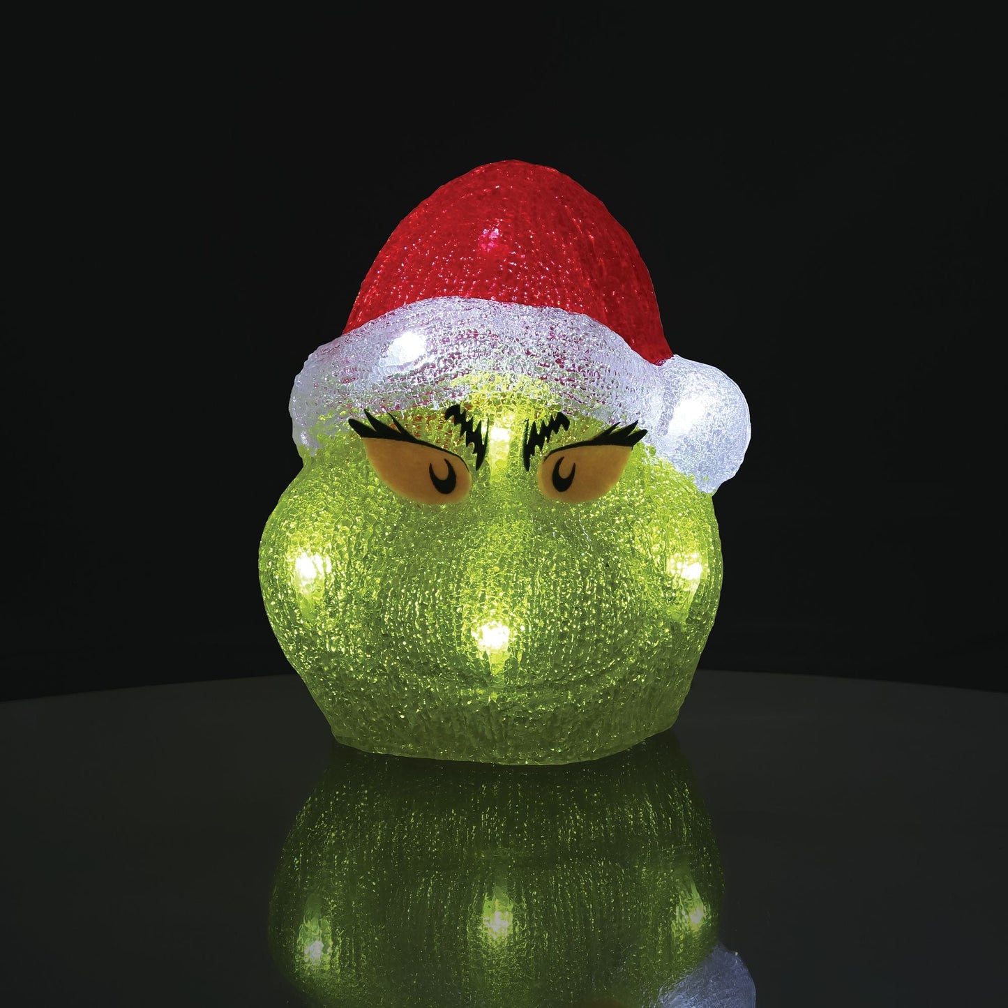 Grinch Head 8" Lit Fig