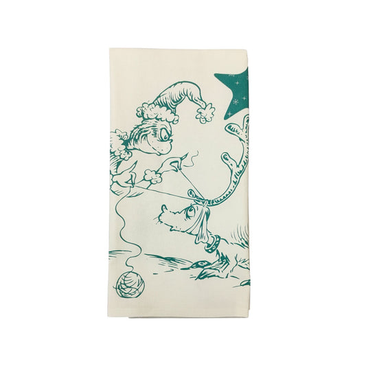 Max and Grinch Tea Towel