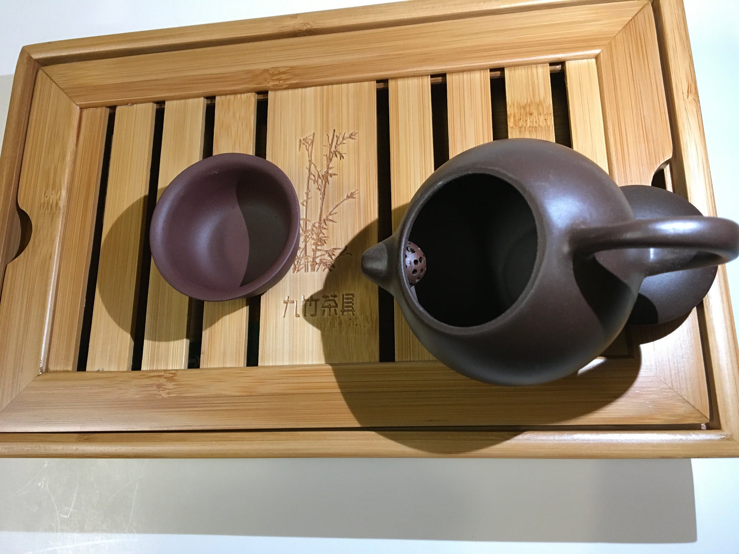 Tea set brown Yixing Tea Set-009