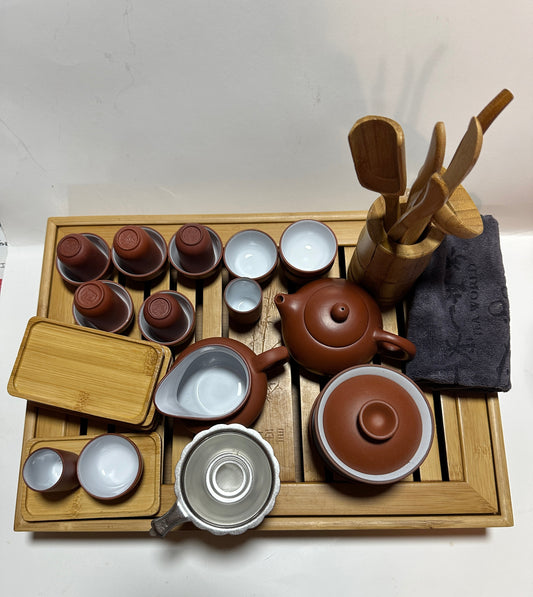 Large Yixing Tea Set #388