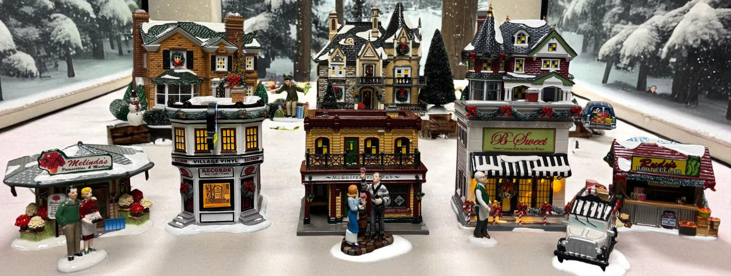A Cozy Snow Village