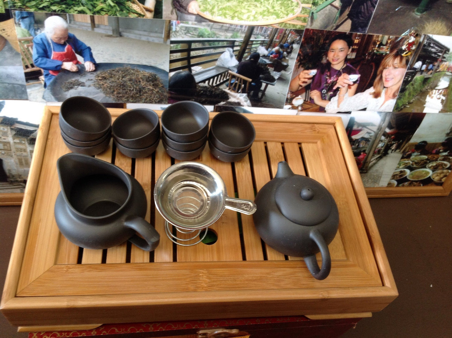 Gong fu tea set Gaiwan Yixing Clay tea set 13-14 pcs with gift box