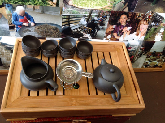 Gong fu tea set Gaiwan Yixing Clay tea set 13-14 pcs with gift box